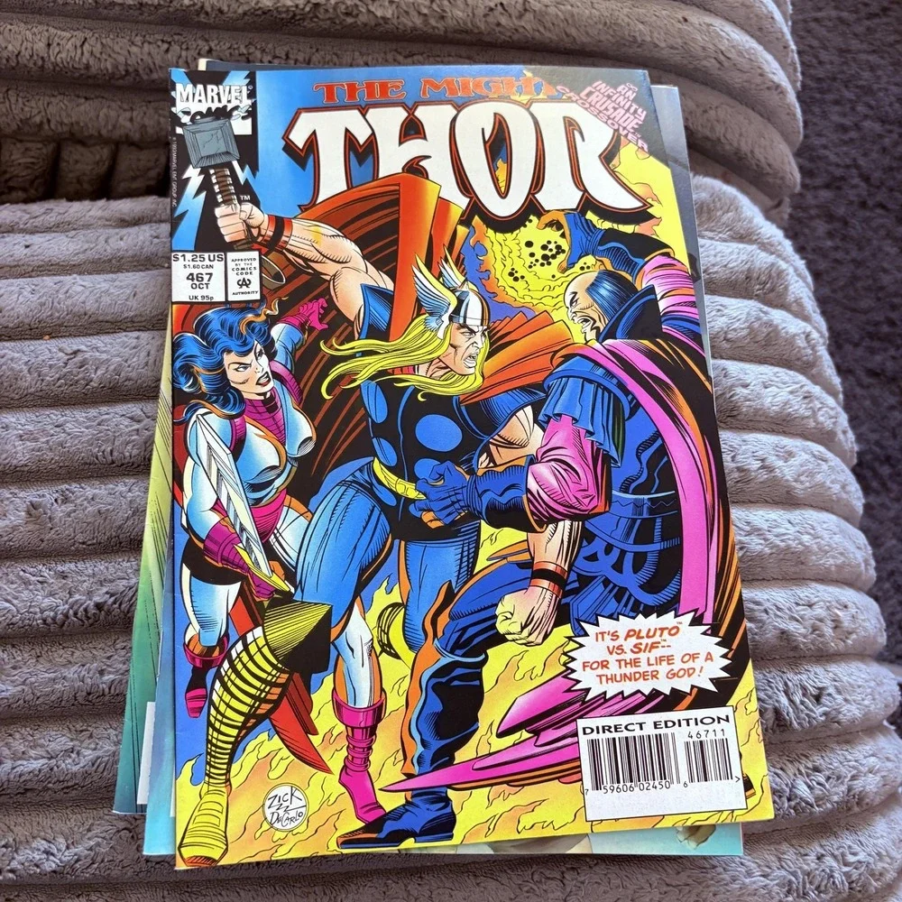Marvel Comics Superhero Lot 8 Thor Iron Man X-Force Spider-Man Conan Avengers